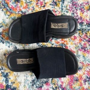 Soho Girls 90s/y2k vintage slide on sandals